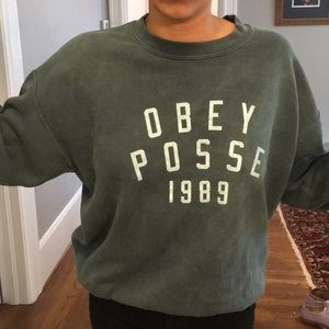 Obey  Posse Clothing Crewneck Sweatshirt